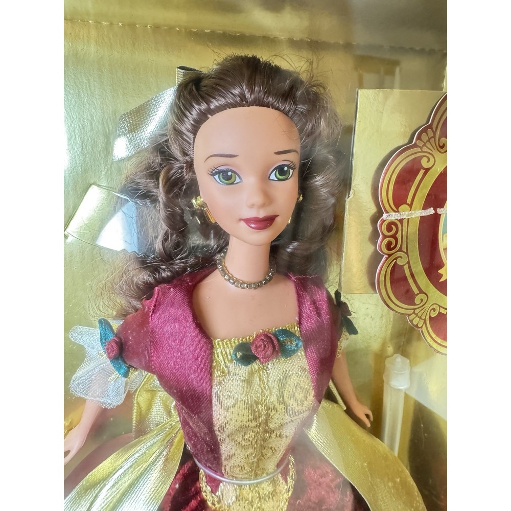 Mattel Barbie Disney Princess Belle Doll Beauty & the Beast Enchanted Christmas